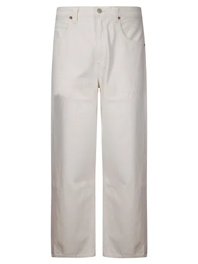 AGOLDE FUSION JEAN IN CHALK WHITE