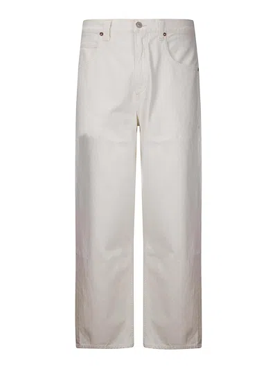 AGOLDE FUSION JEAN IN CHALK WHITE