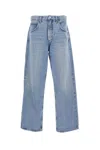 Agolde Sky Blue Fusion Jeans In Blue
