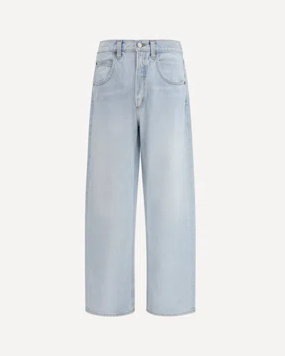 Agolde Blue Cotton Tapered Jeans
