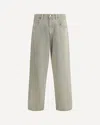Agolde High Waist Straight Leg Denim Trousers In Gray