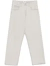 Agolde Washed Straight Jeans In Grey