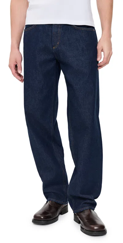 Agolde Fusion Low Slung Tapered Fit Jeans 32 Rinse In Blue