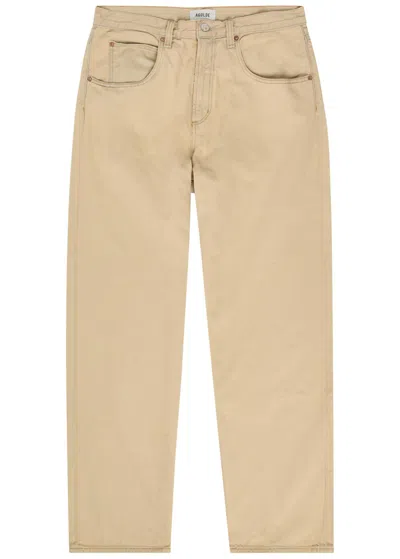 Agolde Fusion Relaxed Barrel-leg Jeans In Brown