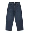 Agolde Fusion Tapered Baggy Jeans In Purple