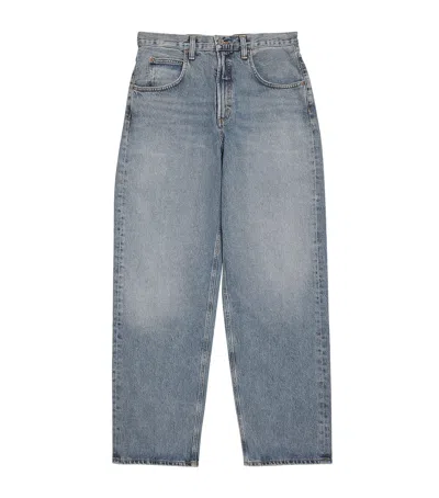 Agolde Fusion Tapered Jeans In Blue