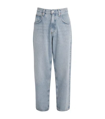 Agolde Fusion Wide-leg Jeans In Blue