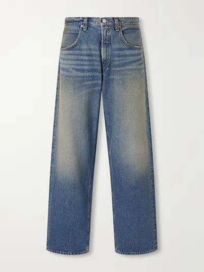 Agolde Fusion Wide-leg Jeans In Blue