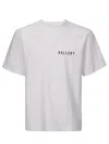 Agolde Short Sleeve Mock Neck In Gallery Print In White