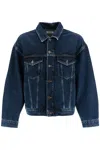 Agolde Blue Jacket With Vintage Effect