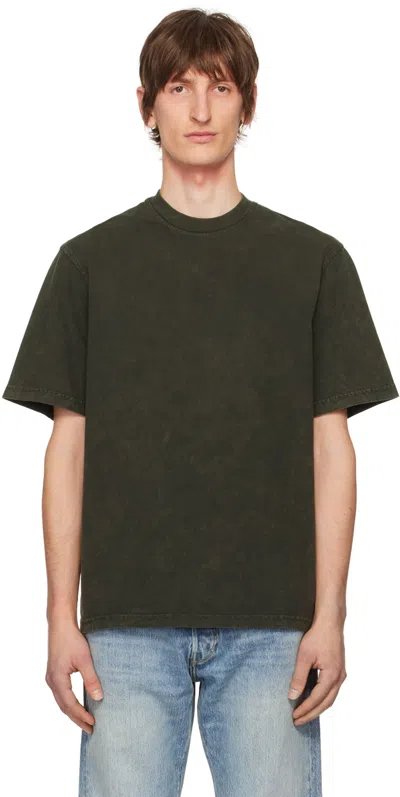 Agolde Gray Asha T-shirt In Fracture