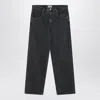 Agolde Gray Jeans In Regenerated Denim In Black