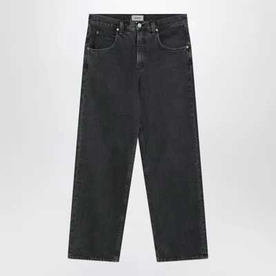 AGOLDE AGOLDE GRAY JEANS IN REGENERATED DENIM