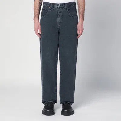 AGOLDE AGOLDE GRAY JEANS IN REGENERATED DENIM
