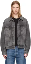 AGOLDE GRAY STEFANO DENIM JACKET