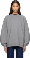 Agolde Gray Valma Sweatshirt In Gray