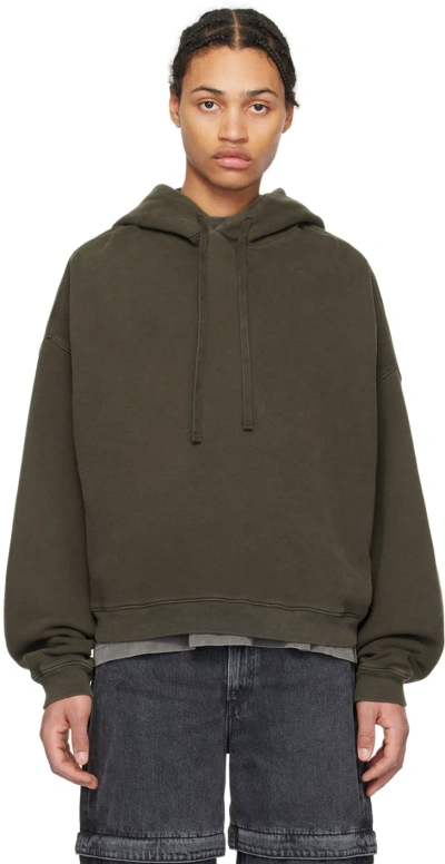 Agolde Green Dayne Hoodie In Fracture