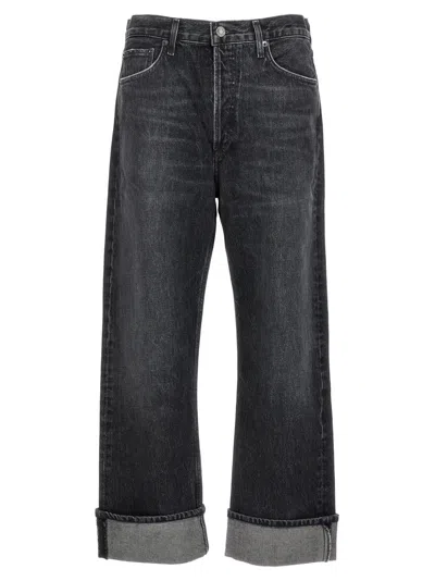 AGOLDE GREY FRAN JEANS