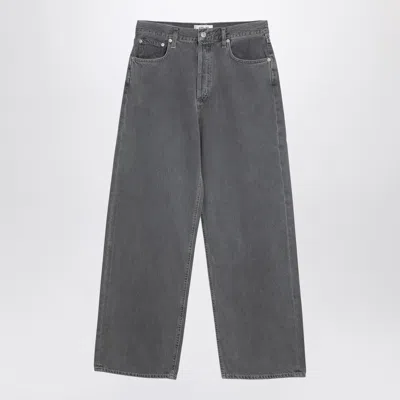 AGOLDE AGOLDE GREY REGENERATED DENIM JEANS