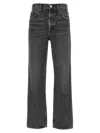 Agolde Grey Valen Jeans In Grey