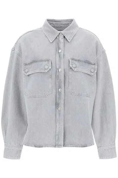 AGOLDE GWEN DENIM SHIRT FOR WOMEN