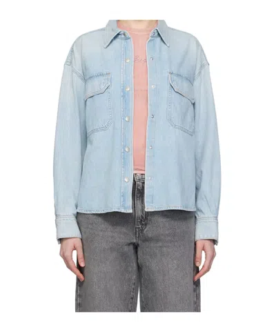 Agolde Gwen Slice Denim Shirt