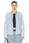 Agolde S Denim Shirt In Tension