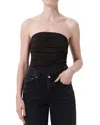 Agolde Gwyneth Bodysuit In Brown