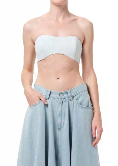Agolde Gwynne Crop Tube Top In Source In Multi