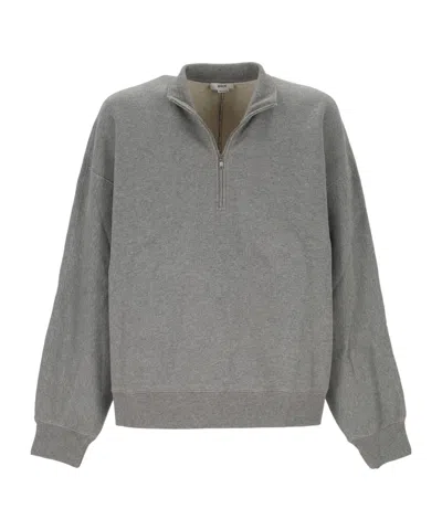 AGOLDE HALF-ZIP LONG-SLEEVED SWEATSHIRT