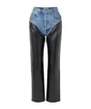 Agolde Harley Straight Leg Jeans In Black