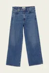 Agolde Womens Enroll Harper Straight-leg Stretch-denim Jeans In Blue