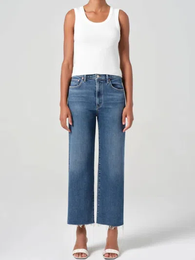 Agolde Harper Crop Jean In Motion In Multi