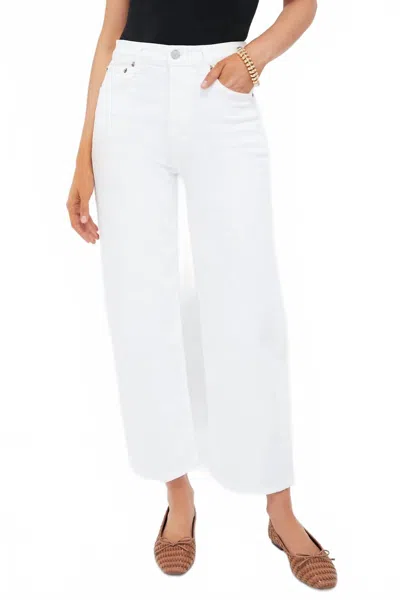 Agolde Harper Crop Jean In Sour Cream In Multi