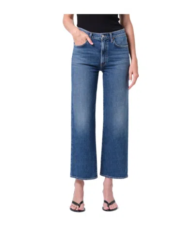 Agolde Harper Crop Jean (weightless Stretch) In Blue