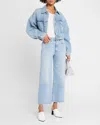 Agolde Harper Crop Jeans In Formula In Blue