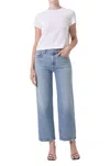 Agolde Harper Crop Jeans In Hassle In Multi