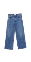 Agolde Womens Enroll Harper Straight-leg Stretch-denim Jeans In Blue