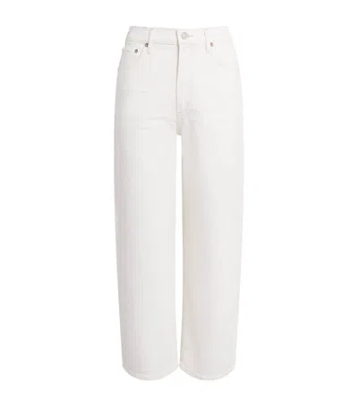 Agolde Harper Crop Jeans In White