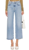Agolde Harper Mid-rise Cropped Jeans In Hassle