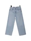 Agolde Harper Cropped Jeans In Blue