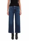 Agolde Harper Cropped Jeans In Echo In Blue