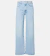 Agolde Harper High-rise Wide-leg Jeans In Blue