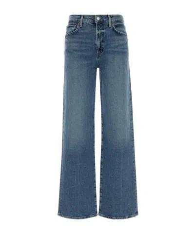 Agolde Harper High-rise Wide-leg Jeans In Blue
