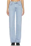 Agolde Women Kye In Diversion Five-pocket Straight Leg Pants In Blue