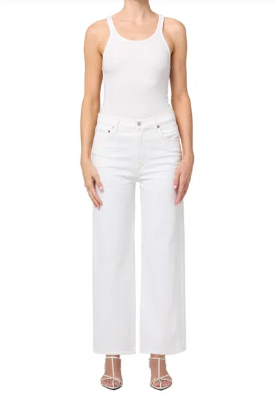 Agolde Harper Jeans In White