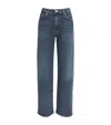 Agolde Harper Mid-rise Straight Jeans In Blue