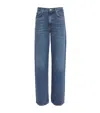 Agolde Valen Straight Leg Jeans With Faded Wash In Blue
