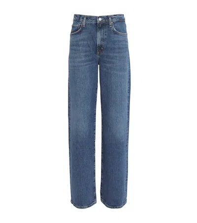 AGOLDE HARPER MID-RISE STRAIGHT JEANS