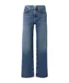 Agolde Harper Mid-rise Straight-leg Jeans In Blue